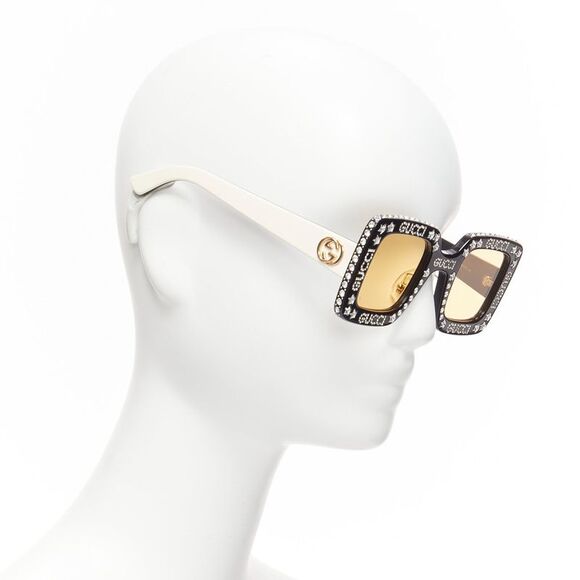 Gucci Alessandro Michele Hollywood Forever Crystal Sunnies - Picture 3 of 6